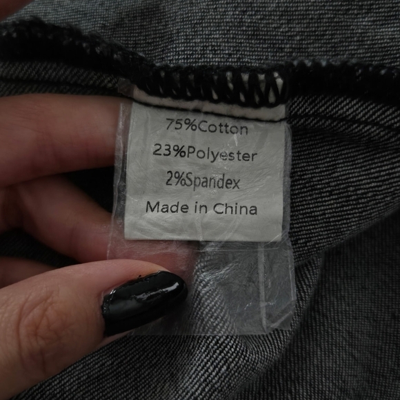 Emerson Lang Jean Skort. Size Medium. New. - Picture 7 of 9